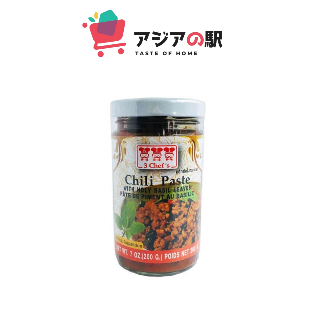スイートバジルの葉入りチリペースト 200g