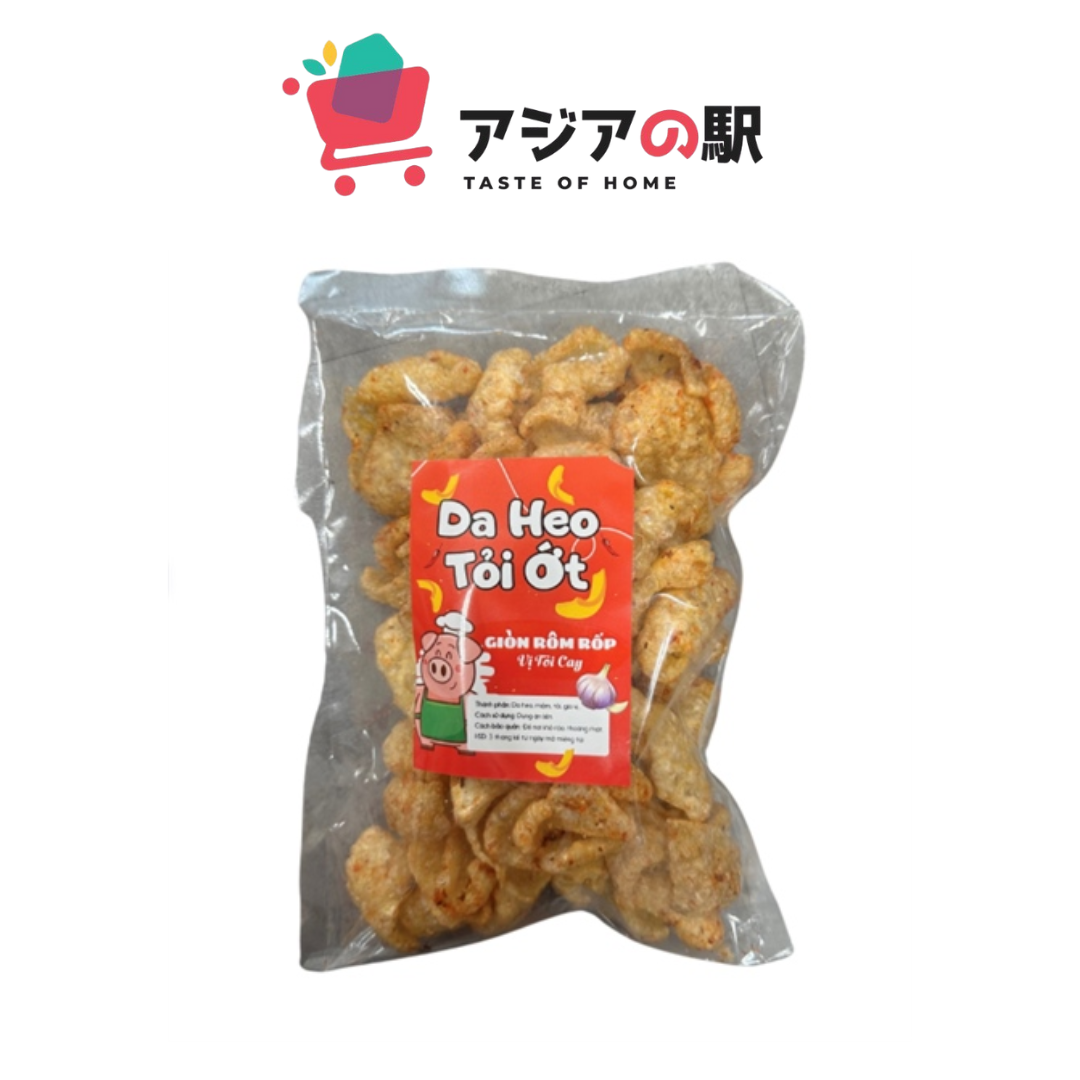 ニンニクと唐辛子の豚皮