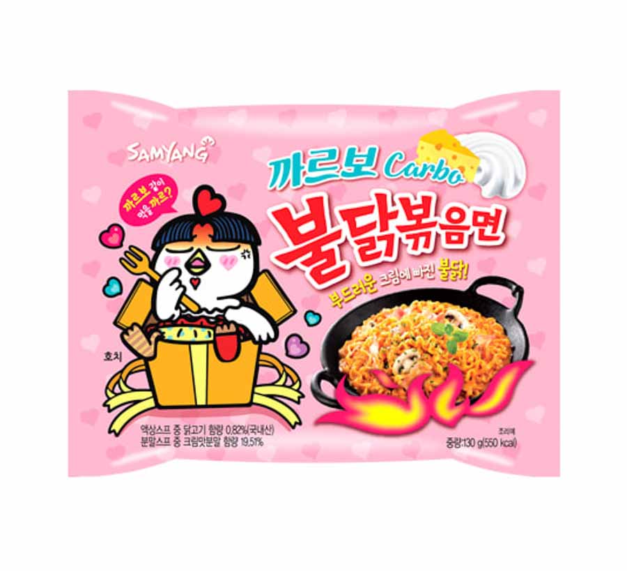 Mì trộn kem phô mai Samyang 140g