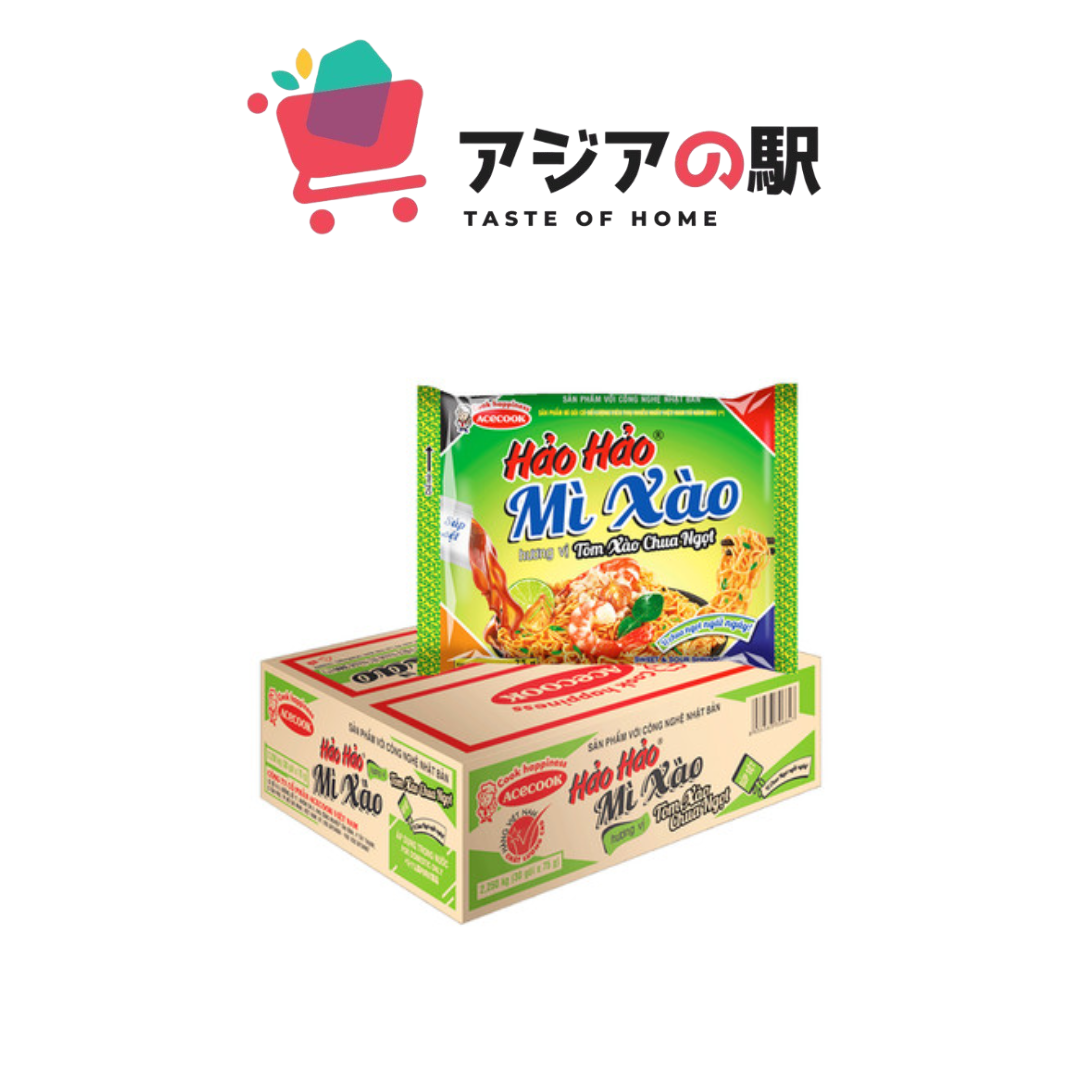 HAO HAO SPICY SOUR SHRIMP FRIED NOODLES 75G