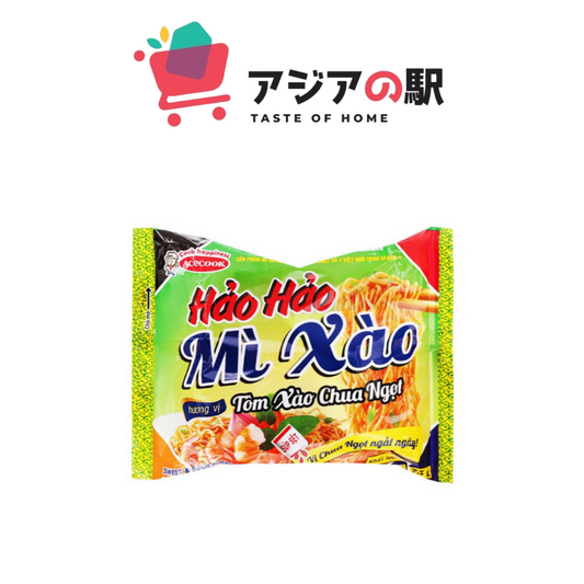 HAO HAO SPICY SOUR SHRIMP FRIED NOODLES 75G (PACK)