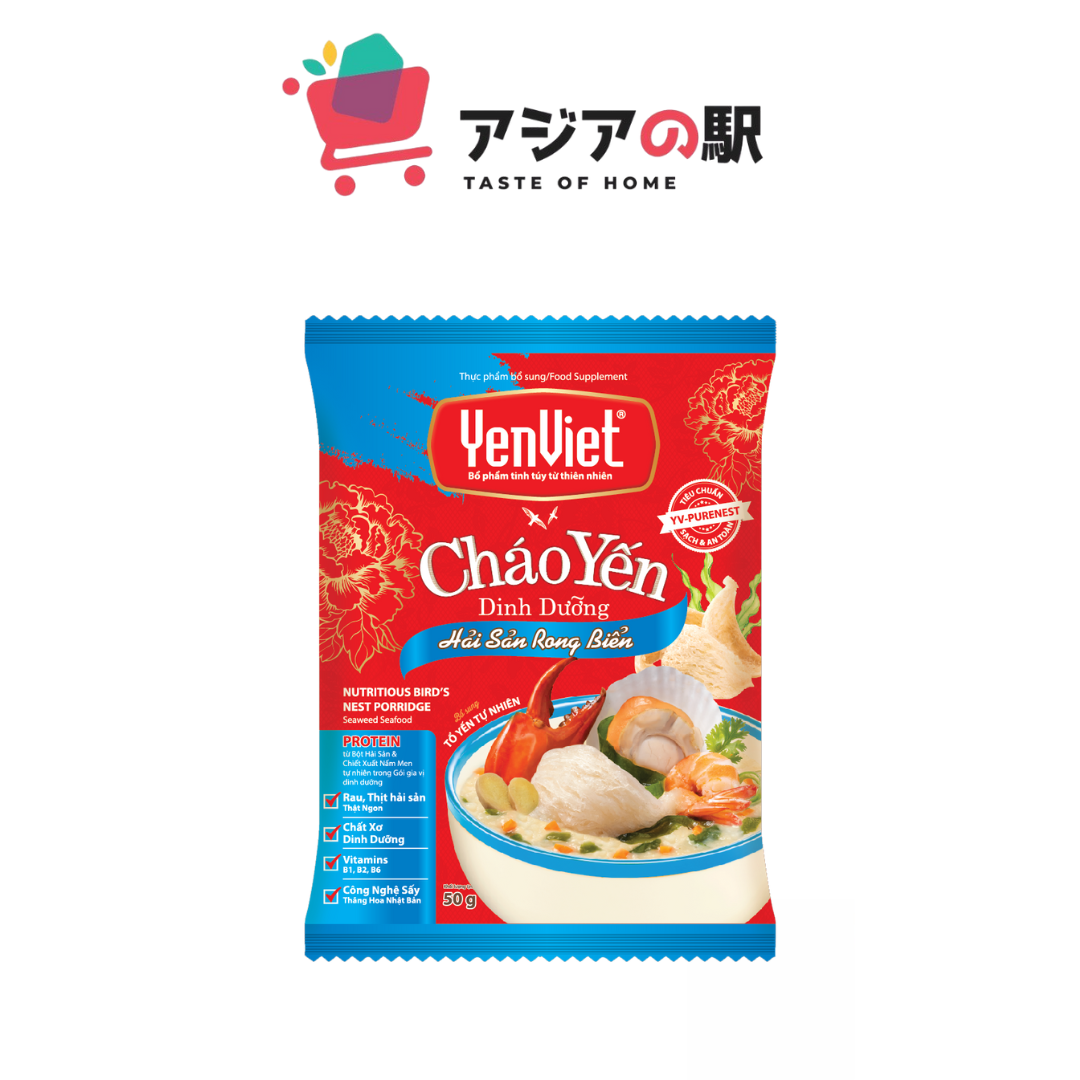YEN PORRIDGE WITH SEAFOOD AND SEAWEED