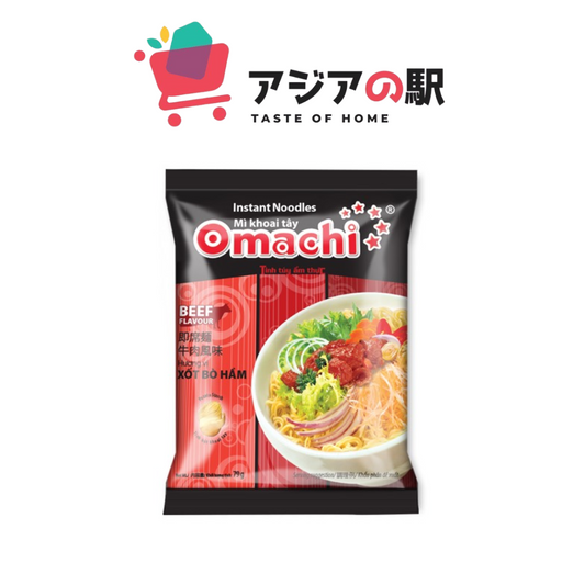 OMACHI BRAISED BEEF INSTANT NOODLES 79G (BOX 30P)