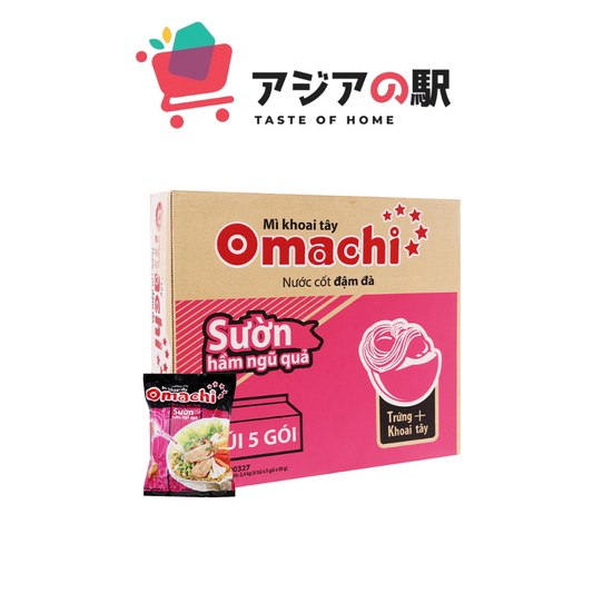 OMACHI INSTANT NOODLES BRAISED PORK RIB FLAVOR 80G (BOX 30P)