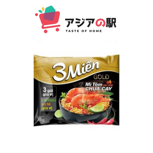 BA MIEN SPICY AND SOUR SHRIMP INSTANT NOODLES (BOX 30P)
