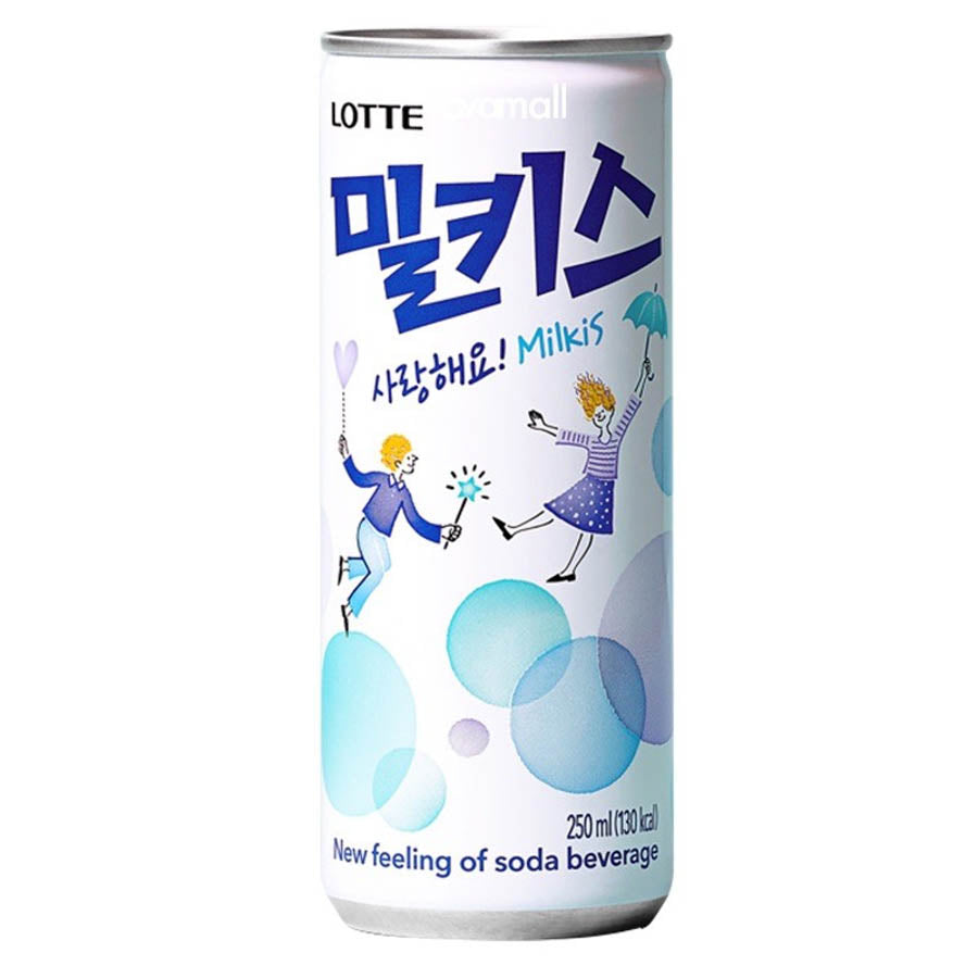 Nước giải khát Soda Sữa Lotte Original lon Hàn Quốc 250ml