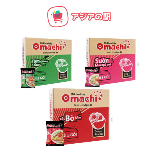 Thùng 30 gói mì khoai tây Omachi 80g